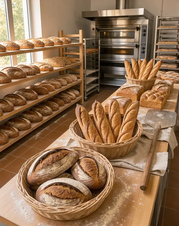 Ausstattung für Bäckerei